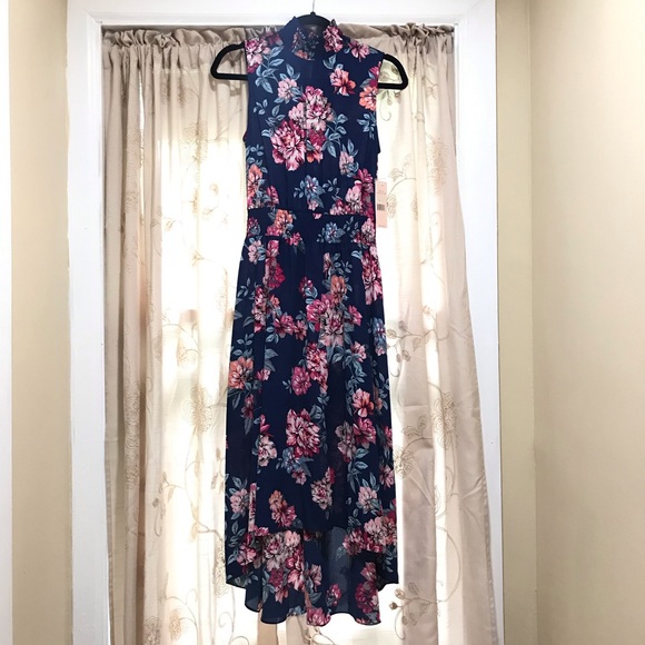 NWT Nanette Lepore Floral Highlow Dress Size 4 - Picture 2 of 7